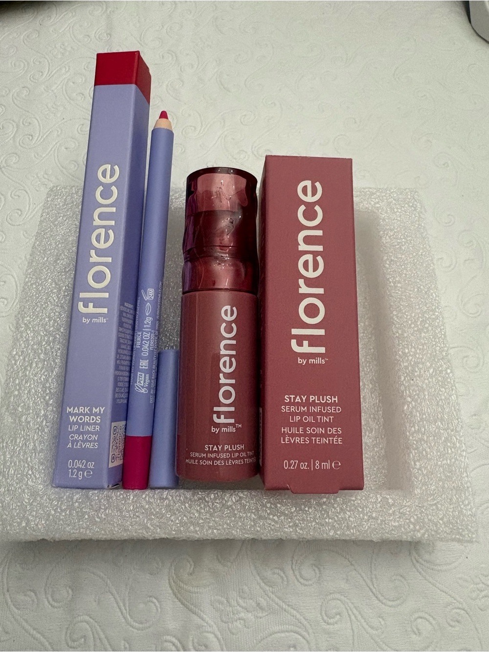 Florence Bahama Mama Oil Tint & Fierce Lip Liner - Rose Pink